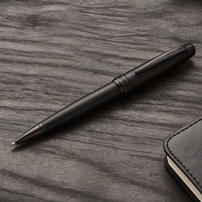Cross Bailey PVD Matte Black Ballpoint Pen Luxury Writing Gift Free Engraving