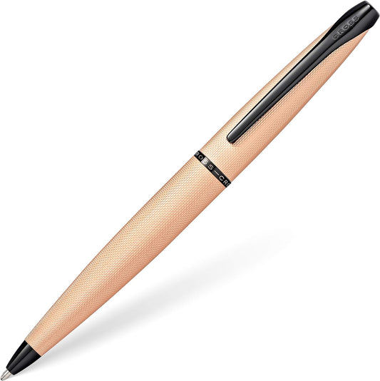 Cross ATX Rose Gold Ballpoint Pen Personalised Gift Free Engraving Box&Bag