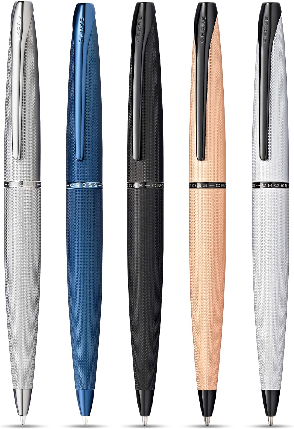 Cross ATX Brushed Chorme Ballpoint Pen Personalised Gift Free Engraving Box&Bag