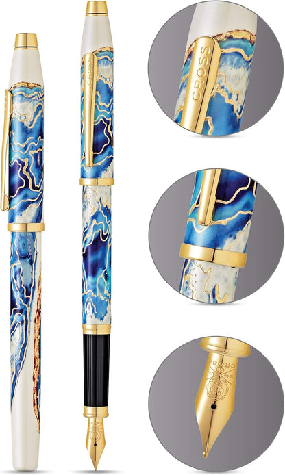 Cross Wanderlust Malta Fountain Pen Fine Nib Collection Gift Choice