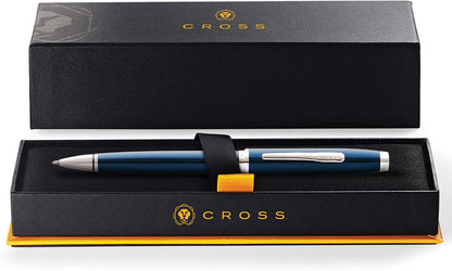 【Free Engraving】CROSS Coventry Ballpoint Pen with Cross Gift Box & Gift Bag Blue/Chrome