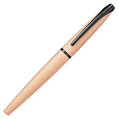 Cross Rollerball Pen ATX Brushed Rose Gold Signature Model With Gift Box Bag Quality Material