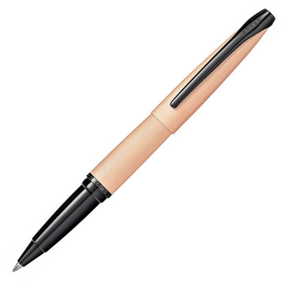 Cross Rollerball Pen ATX Brushed Rose Gold Signature Model With Gift Box Bag Quality Material
