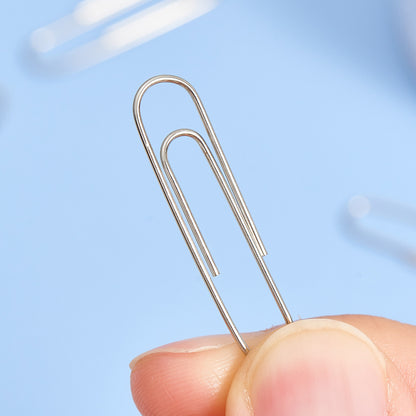 Vignette Stationery 33mm Chrome Paper Clips 100 pieces