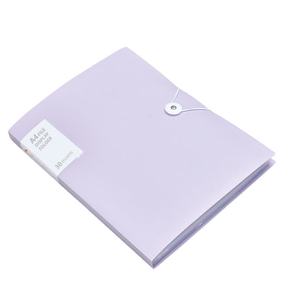 Vignette Stationery A4 File Document Folders Display Presentation Book 30 Sleeves