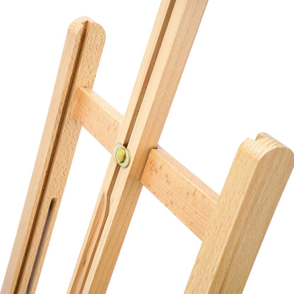 Vignette Stationery Adjustable Wooden Table Painting Easel, Solid Beech Wood