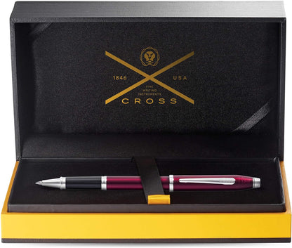 Cross Century II Luxury Medalist Rollerball Pen Translucent Plum Lacquer Chrome