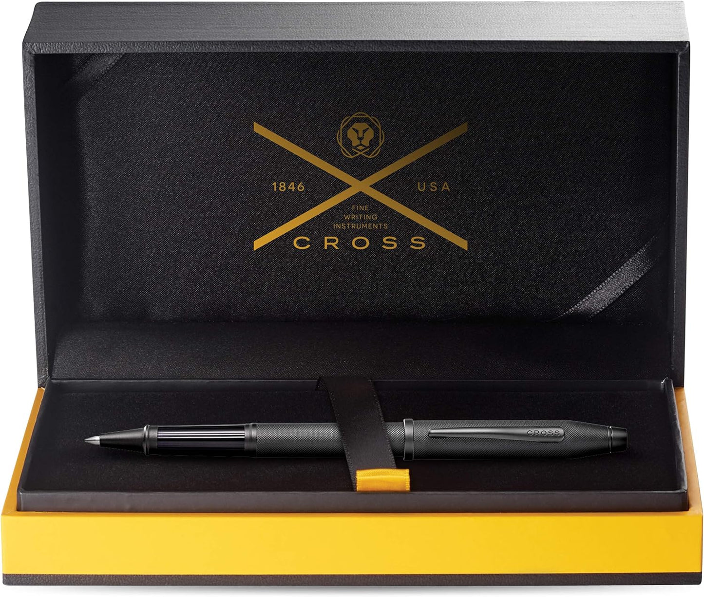 Cross Century II Luxury Medalist Rollerball Pen Matte Black Micro-knurl PVD