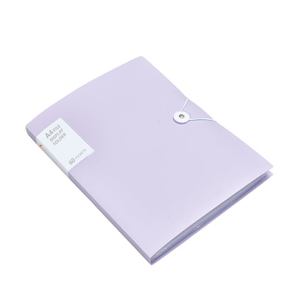 Vignette Stationery A4 File Document Folders Display Presentation Book 60 Sleeves