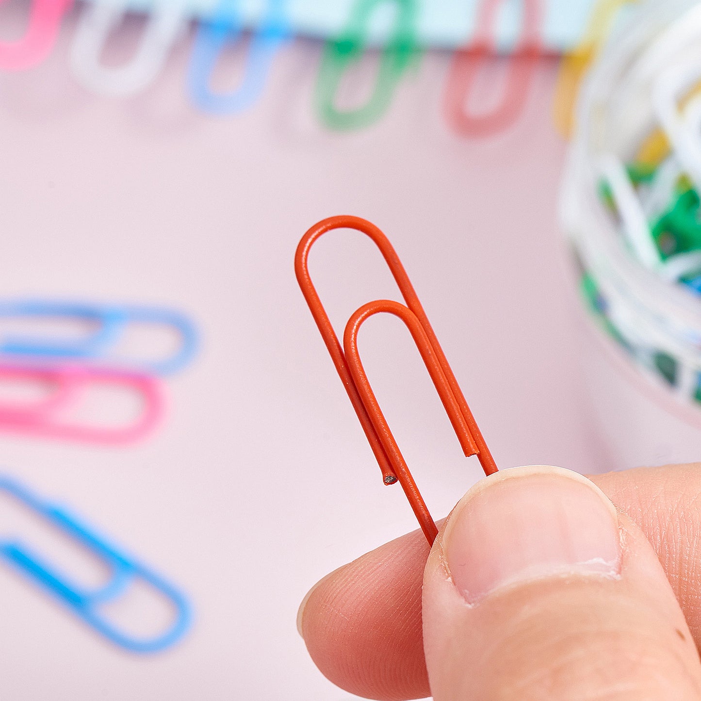Vignette Stationery 33mm Coloured Paper Clips 100 pieces