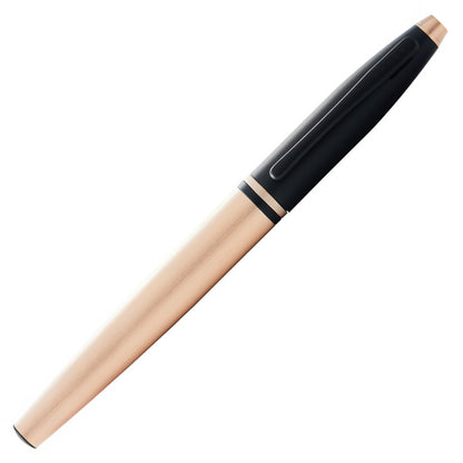 Cross Calais Rollerball Pen Black Ink Rose Gold Business Gift Box Bag Free Engraved