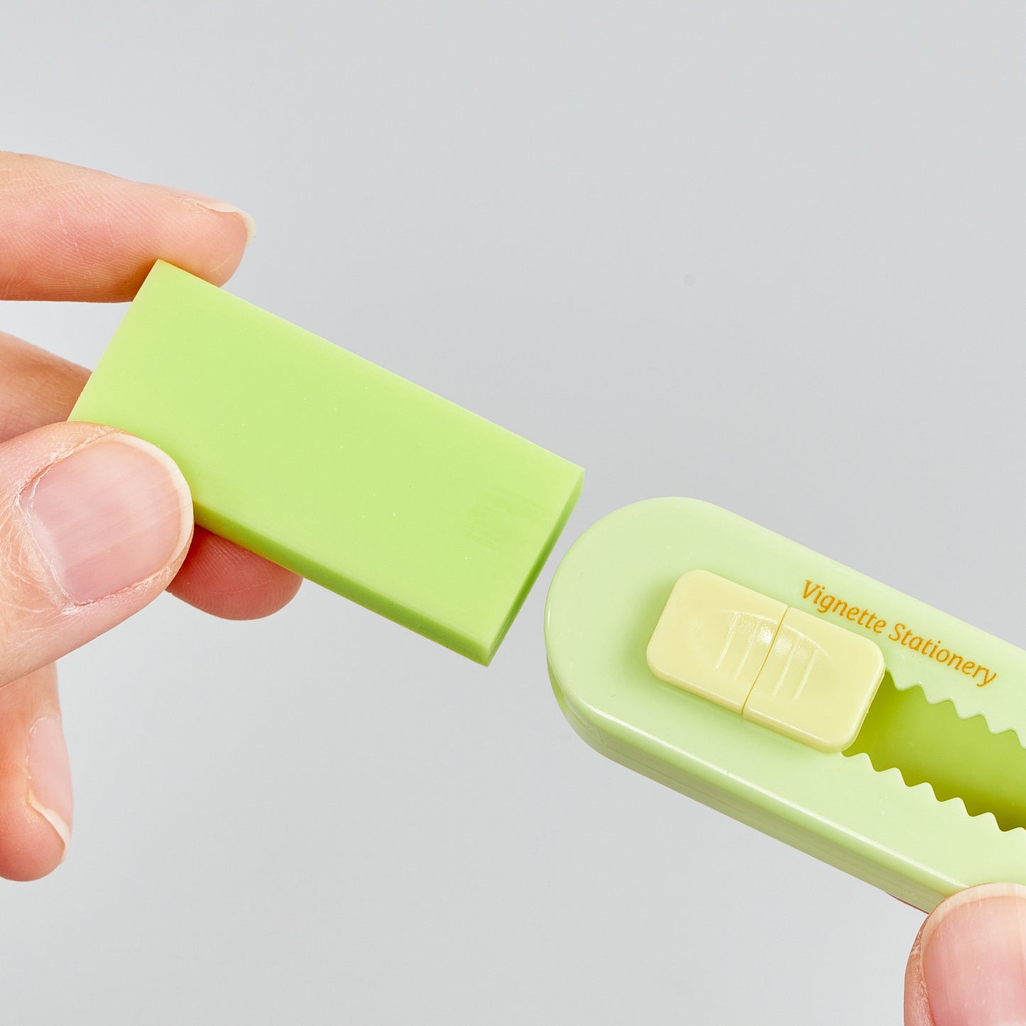 Vignette Stationery Push Slide Eraser with Extra Refill