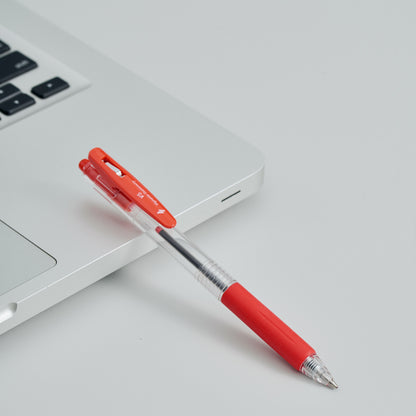 Vignette Stationery 10x Retractable 1.0mm Red Ballpoint Pens Extra Smooth Quick Dry Ink