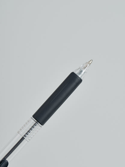 Vignette Stationery 10x Retractable 1.0mm Black Ballpoint Pens Extra Smooth Quick Dry Ink