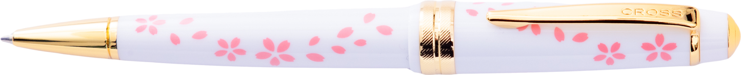 CROSS Bailey Light Ballpoint Pen Cherry Blossom Gloss White Special Edition