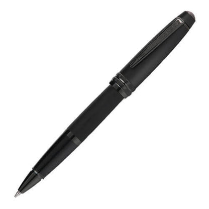 Free Engraving Cross Bailey Matte Black Rolling Ball Pen Luxury Writing Gift Box