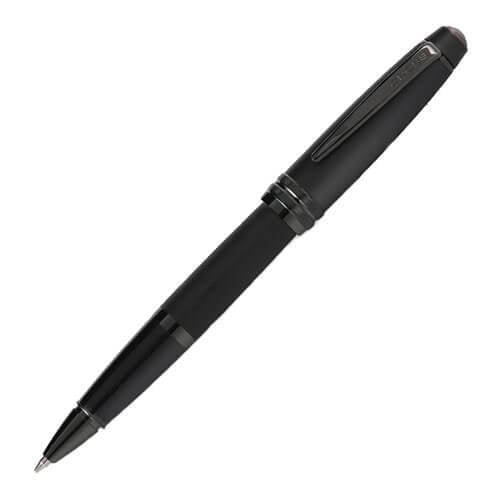 Free Engraving Cross Bailey Matte Black Rolling Ball Pen Luxury Writing Gift Box