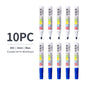 Whiteboard Markers, Washable, Low Odour, Dry Erase, Fast Drying, Medium Bullet Tip (10 Blue)