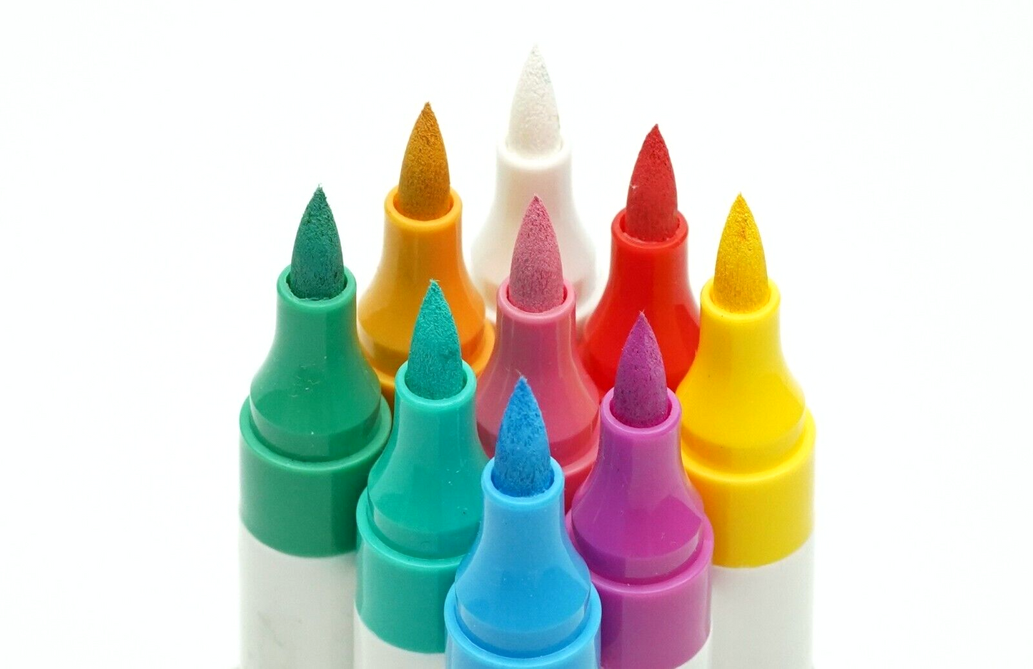 12 Acrylic Paint Pen Marker Dual Tip For Ceramic Tyre Metal Glass Rubber