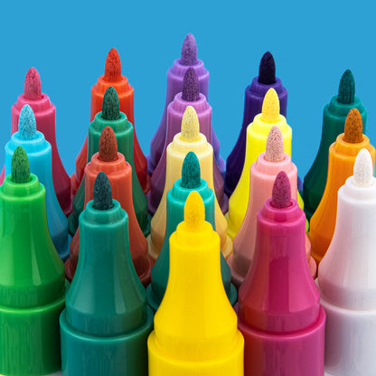 12 Acrylic Paint Pen Marker Dual Tip For Ceramic Tyre Metal Glass Rubber