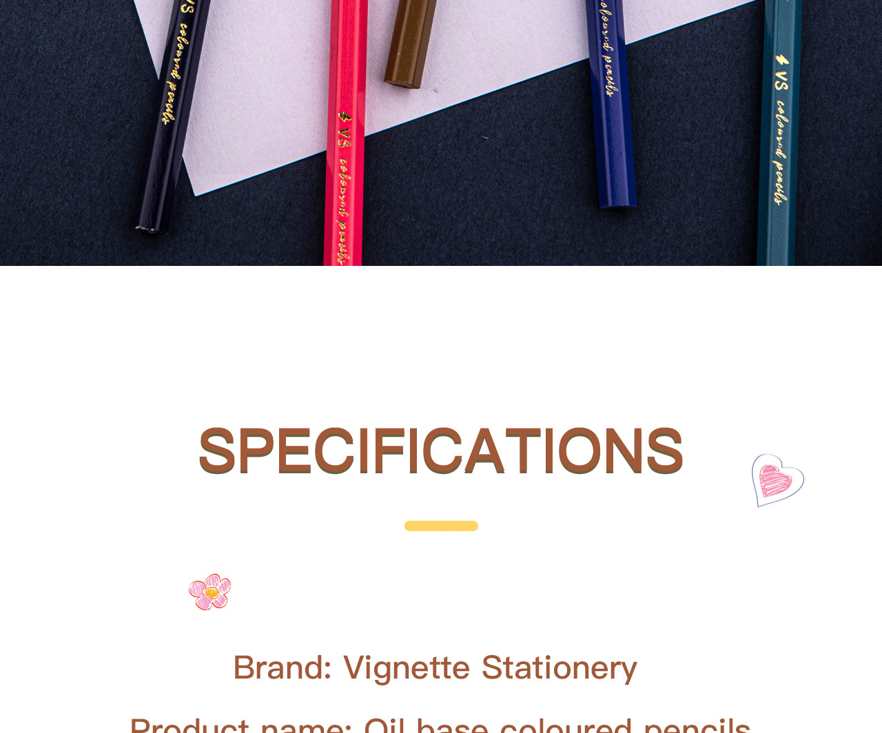 Coloured Pencils Oil Base Professional Grade Vibrant Colour Pre-Sharpened (48)