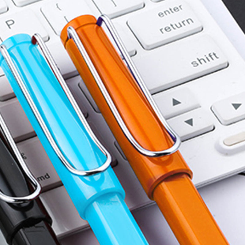 Colourful Rollerball Pen Classic Design Black Gel Ink