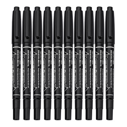 Fineliners 10 Pack Dual Nibs Alcohol Base Double-Headed Markers