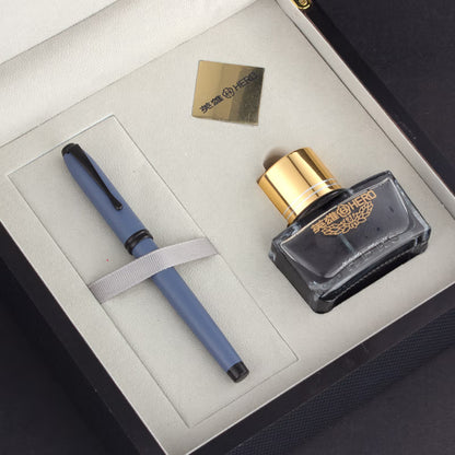 【Free Engraving】Fountain Pen 953A with Ink Gift Set Wood Gift Box
