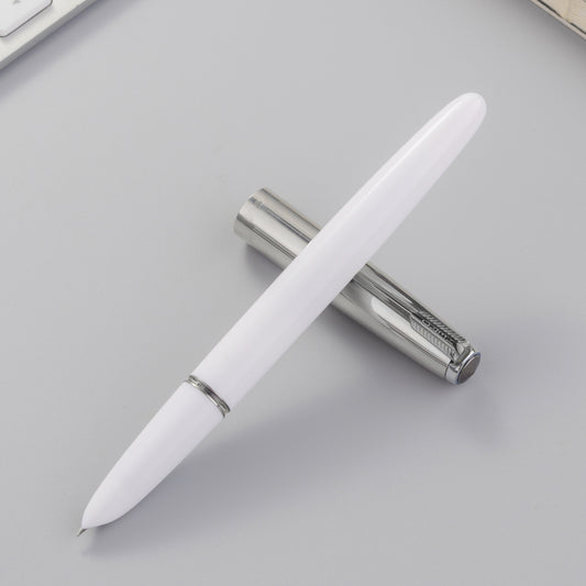Fountain Pen 616 Plus 0.38mm Extra Fine Iridium Nib White