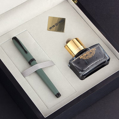 【Free Engraving】Fountain Pen 953A with Ink Gift Set Wood Gift Box