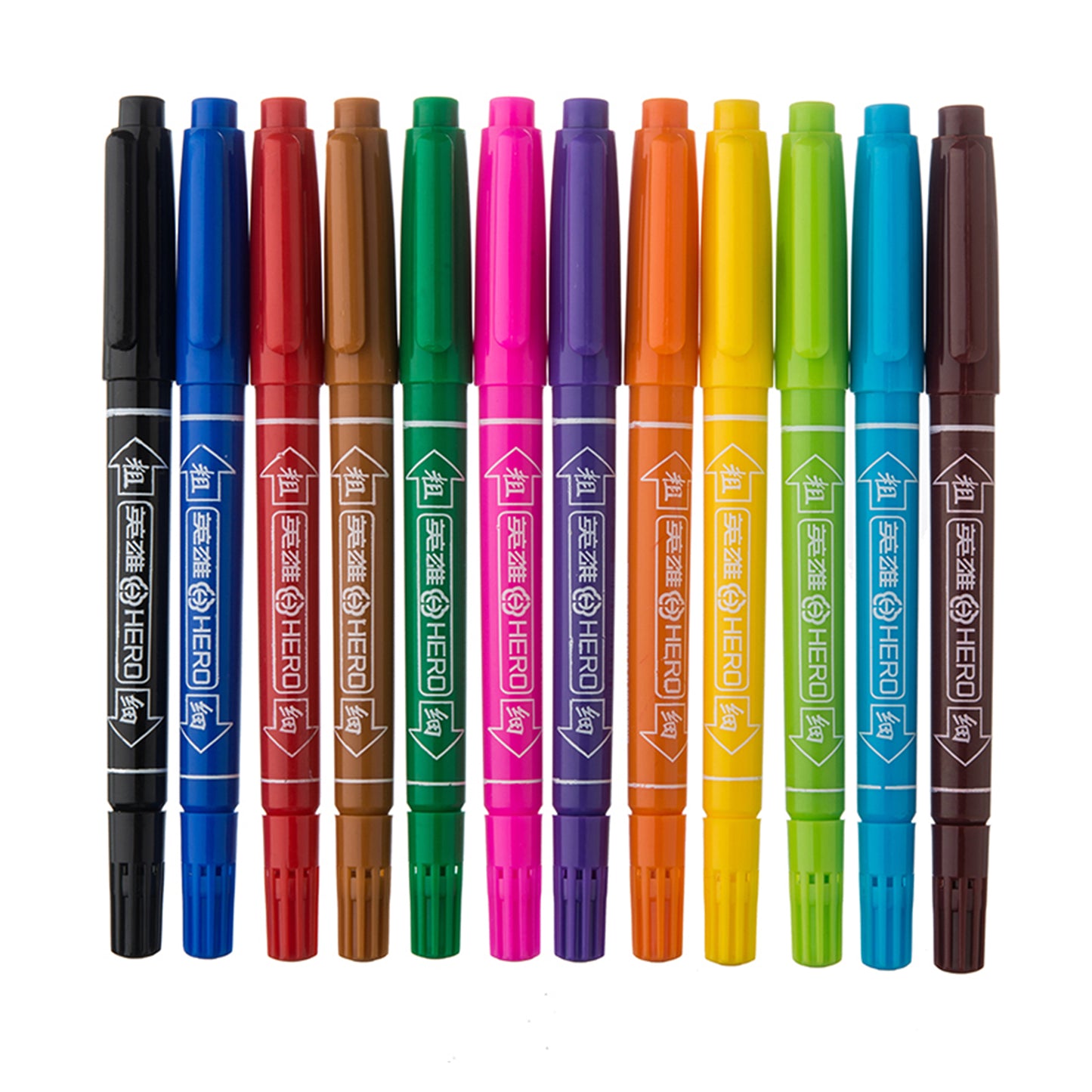 Colour Fineliners Dual Nibs Alcohol Base Markers