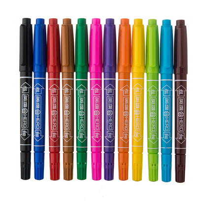 Colour Fineliners Dual Nibs Alcohol Base Markers