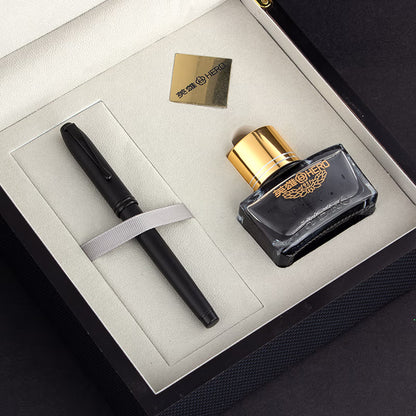 【Free Engraving】Fountain Pen 953A with Ink Gift Set Wood Gift Box