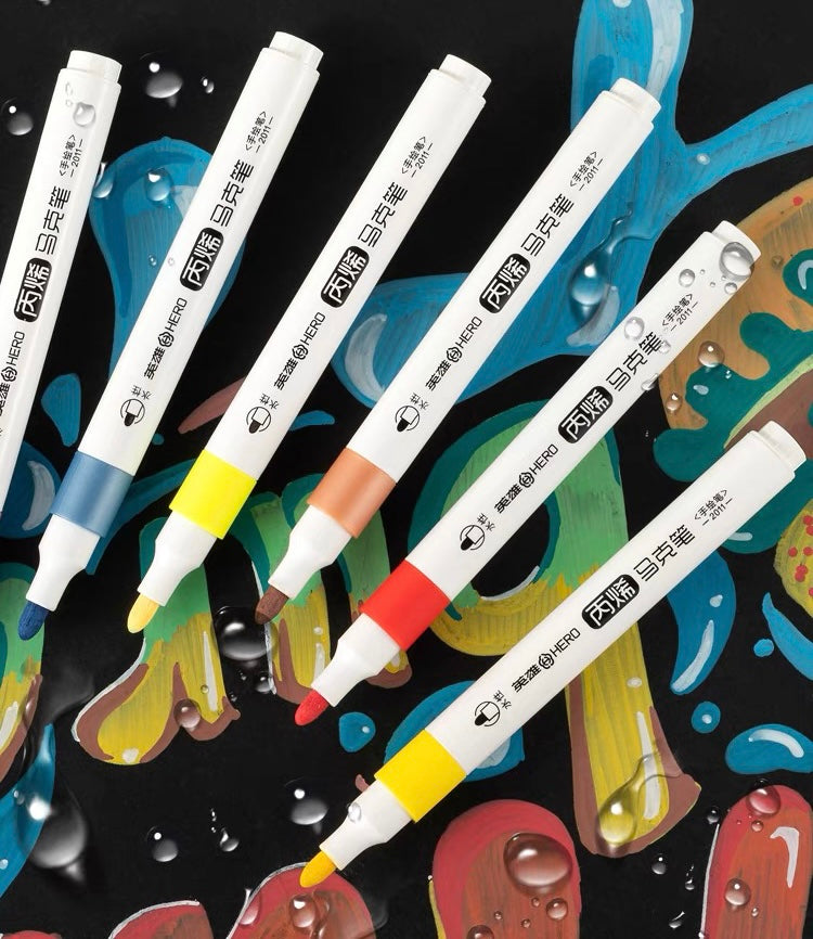 Acrylic Paint Markers 36 Pack Best DIY Tool & Gift