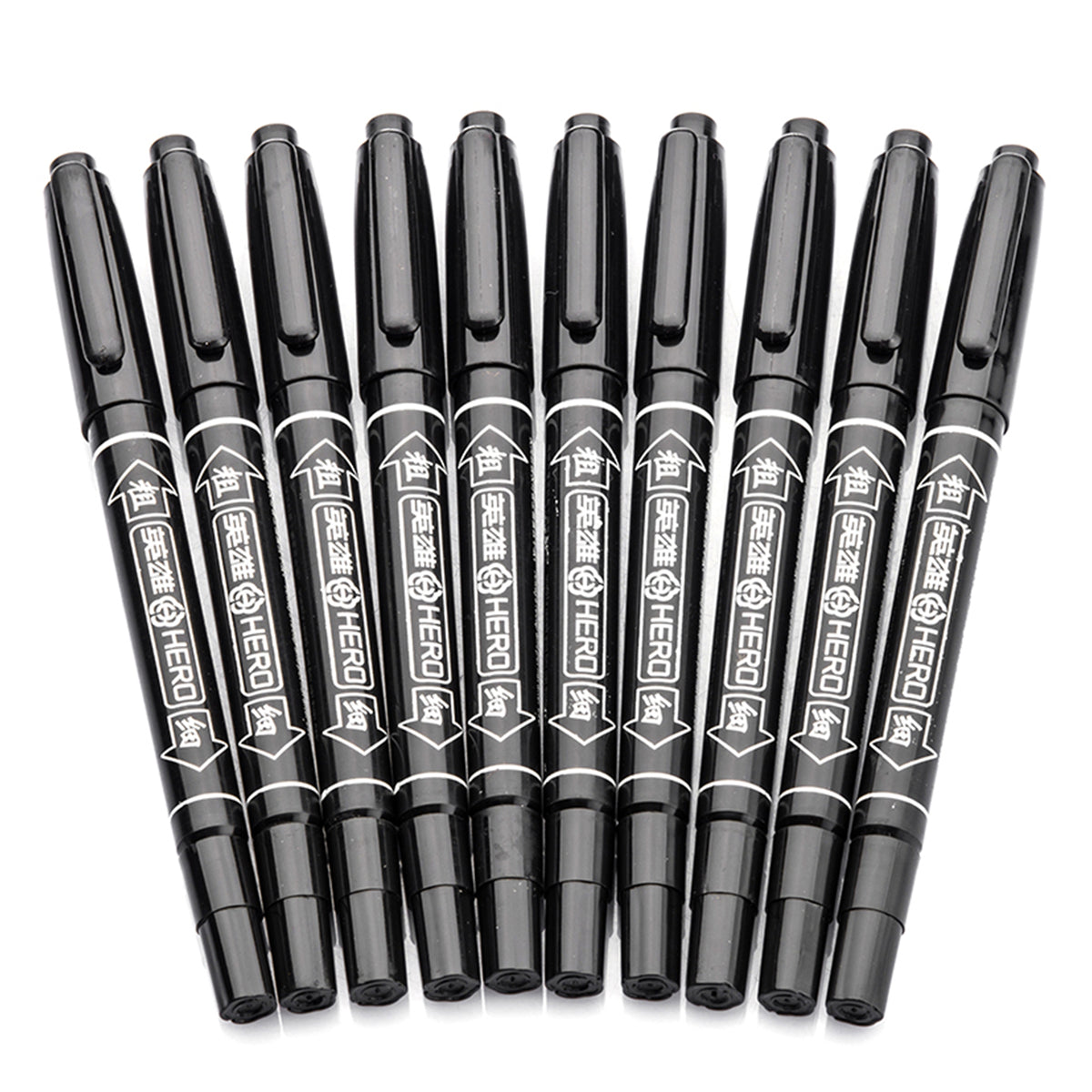 Fineliners 10 Pack Dual Nibs Alcohol Base Double-Headed Markers