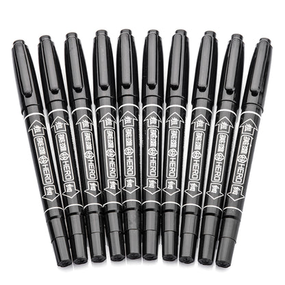 Fineliners 10 Pack Dual Nibs Alcohol Base Double-Headed Markers