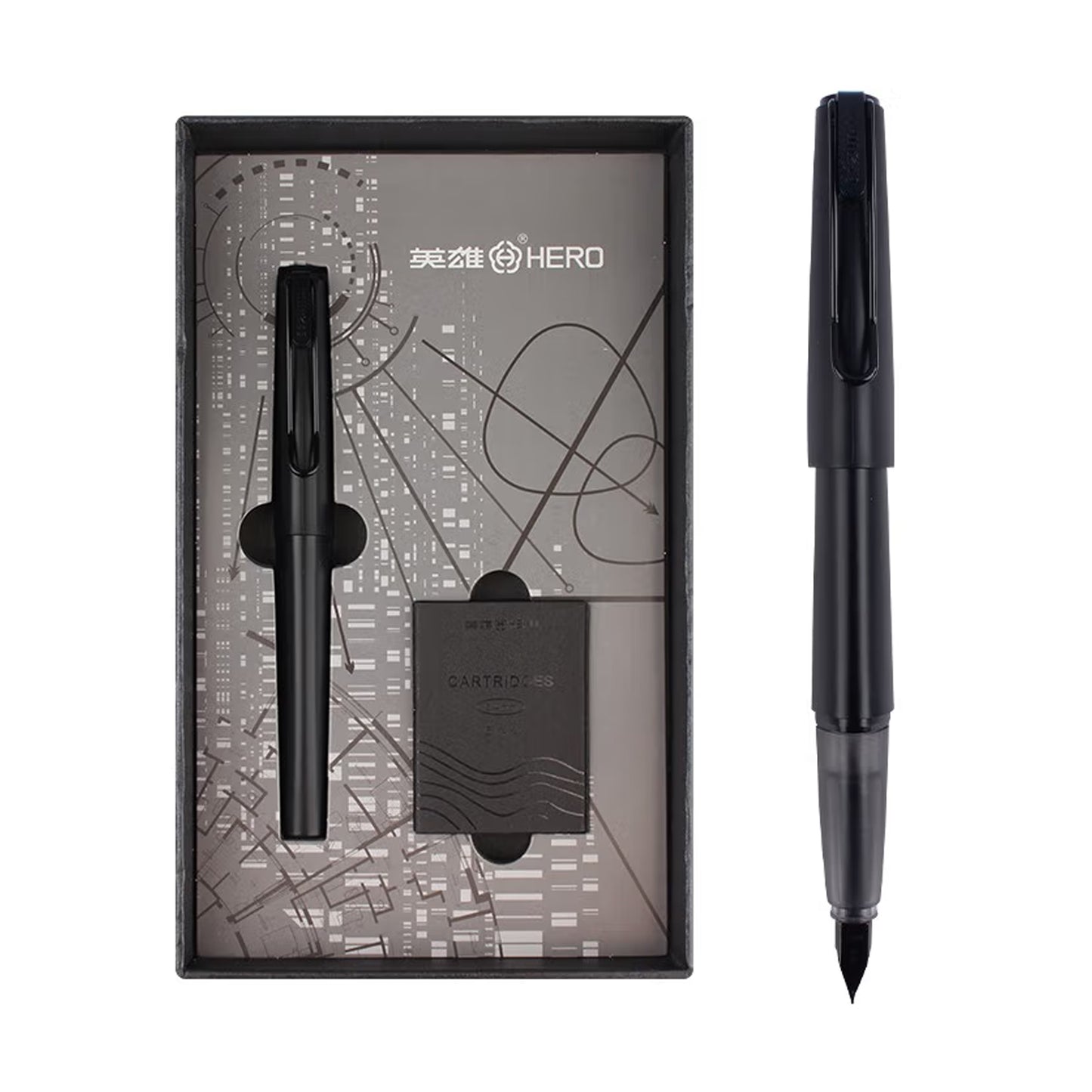 Fountain Pen H1219 Ink Gift Set 0.38 mm 5 Colour Options Gift Idea