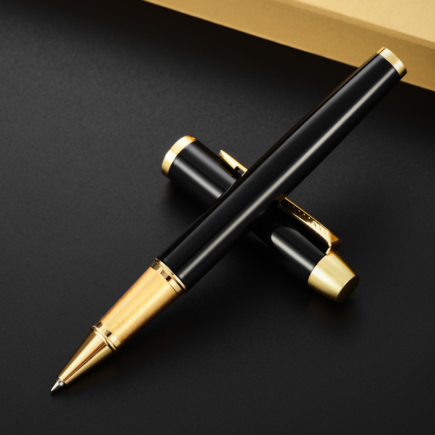 【Free Engraving】Rollerball Pen & 3 Refills Medium Tip 0.7mm Gift Set