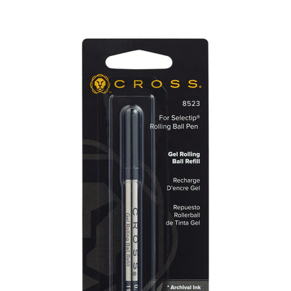 Cross Rolling Ball Gel Rollerball Pen Refill 8523 Black 0.7mm