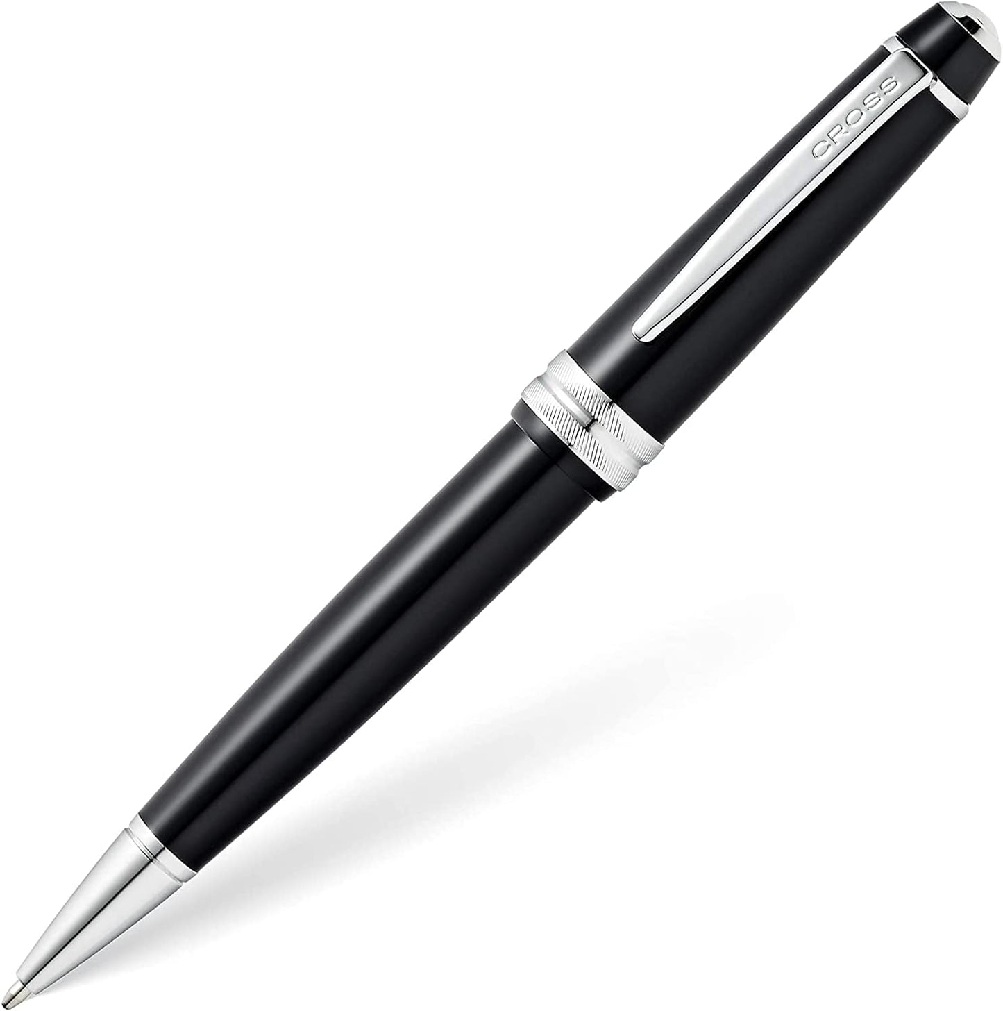 Cross Bailey Light Silver Tone Ballpoint Pen with Cross Gift Box & Gift Bag AT0742