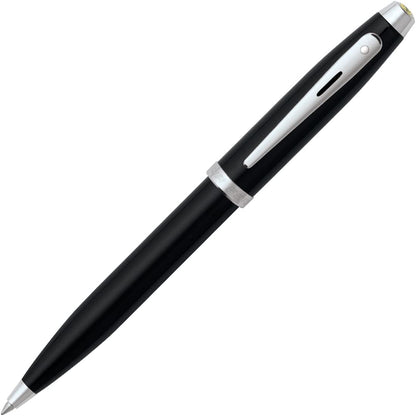 【Free Engraving】Sheaffer Ferrari 100 Black Lacquer & Chrome Ballpoint Pen With Gift Box