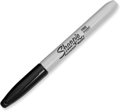 Sharpie Fine Permanent Markers Black 12 Pack