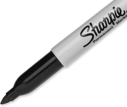 Sharpie Fine Permanent Markers Black 12 Pack