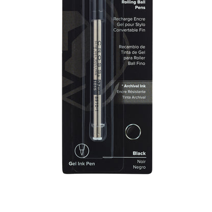 Cross Rolling Ball Slim Gel Rollerball Refill  8910-1 Black 0.7mm
