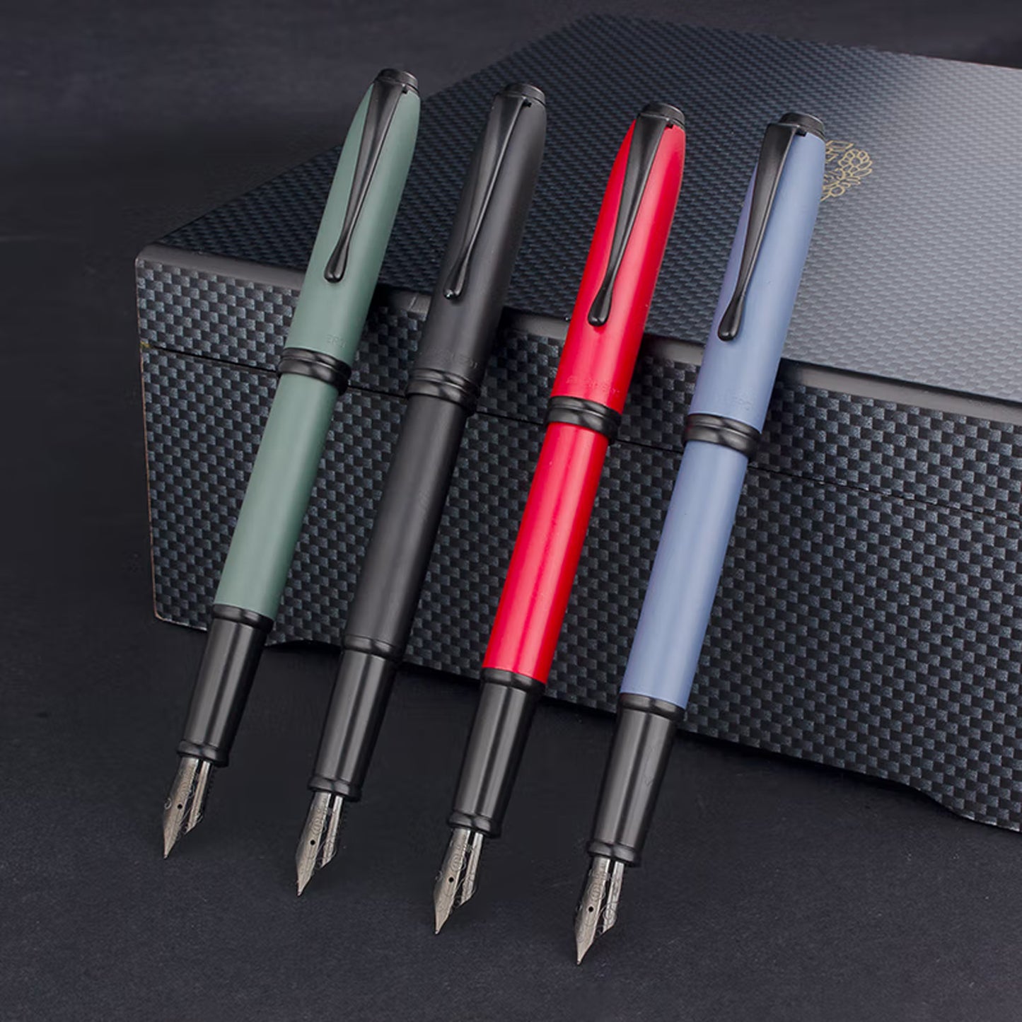 【Free Engraving】Fountain Pen 953A with Ink Gift Set Wood Gift Box