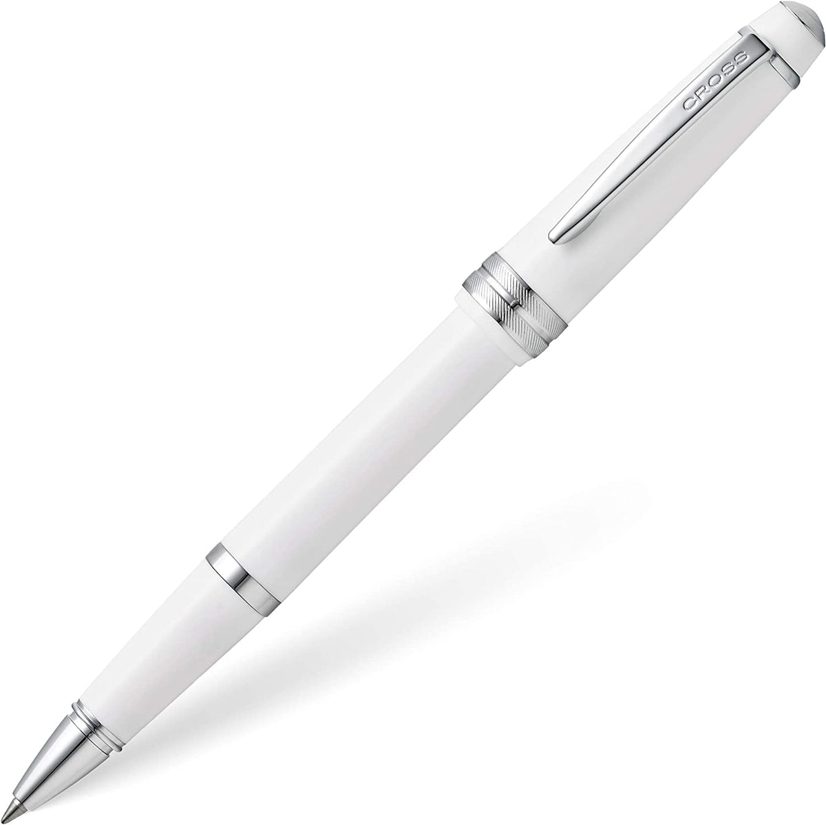 Cross Bailey Light Silver Tone Rollerball Pen with Cross Gift Box & Gift Bag AT0745