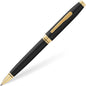 【Free Engraving】CROSS Coventry Ballpoint Pen with Cross Gift Box & Gift Bag Black/Gold