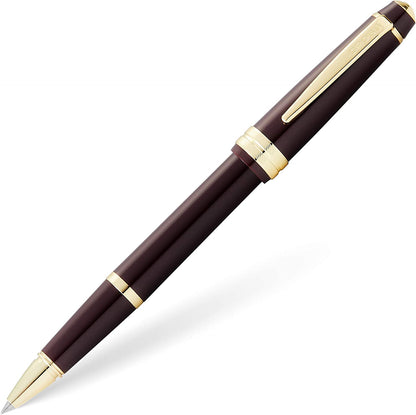 Cross Bailey Light Gold Tone Rollerball Pen with Cross Gift Box & Gift Bag AT0745