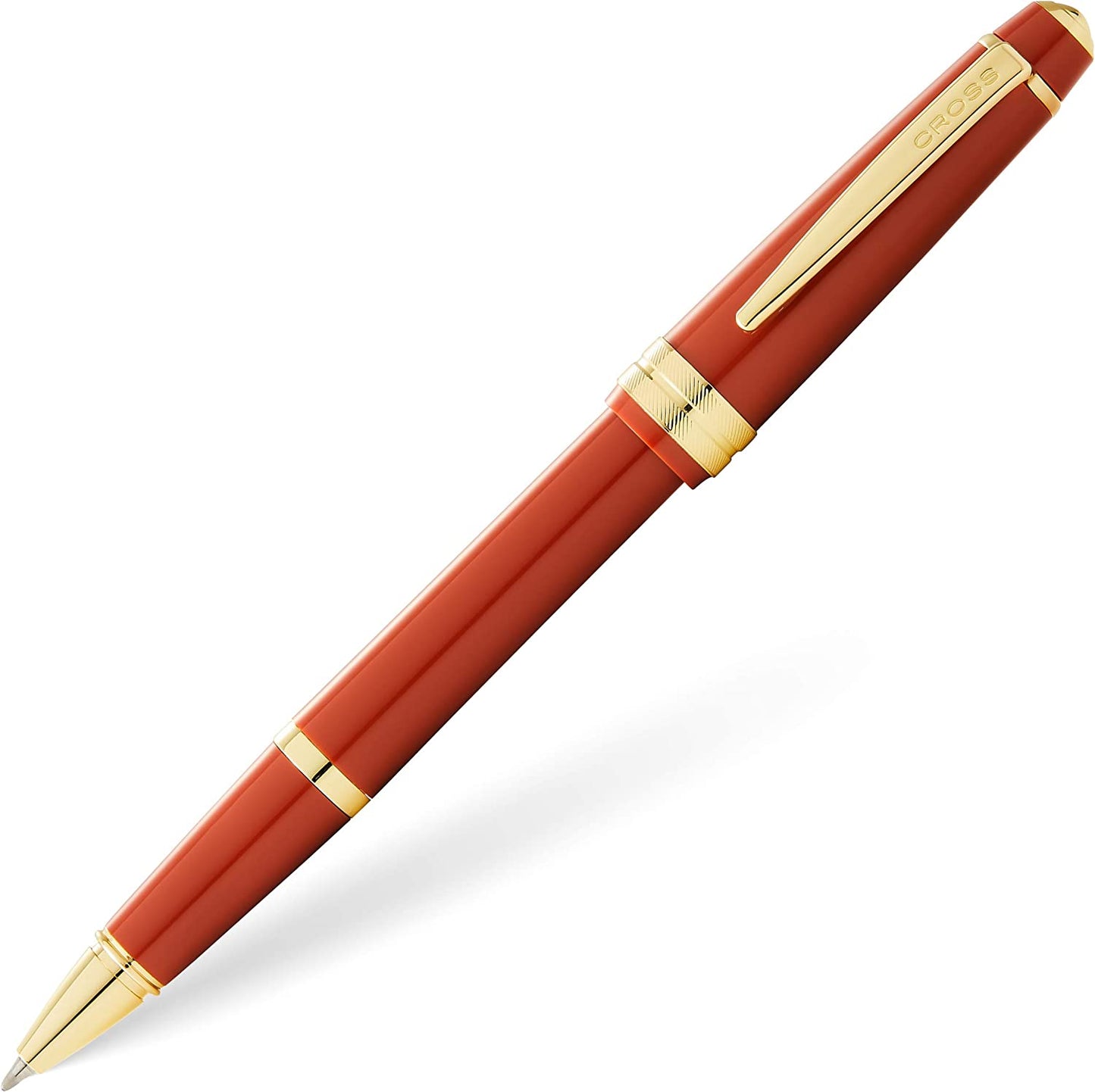 Cross Bailey Light Gold Tone Rollerball Pen with Cross Gift Box & Gift Bag AT0745