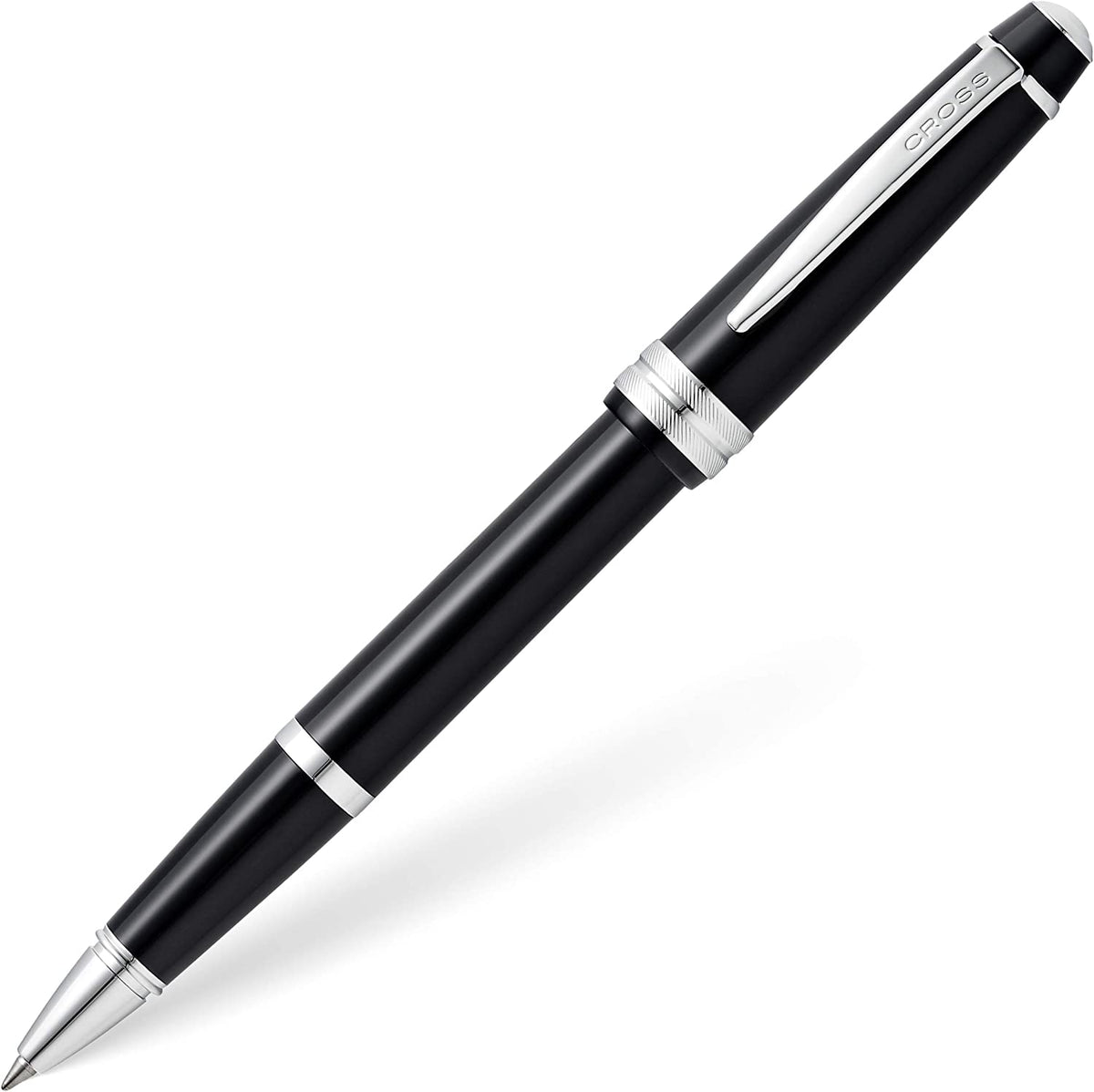 Cross Bailey Light Silver Tone Rollerball Pen with Cross Gift Box & Gift Bag AT0745